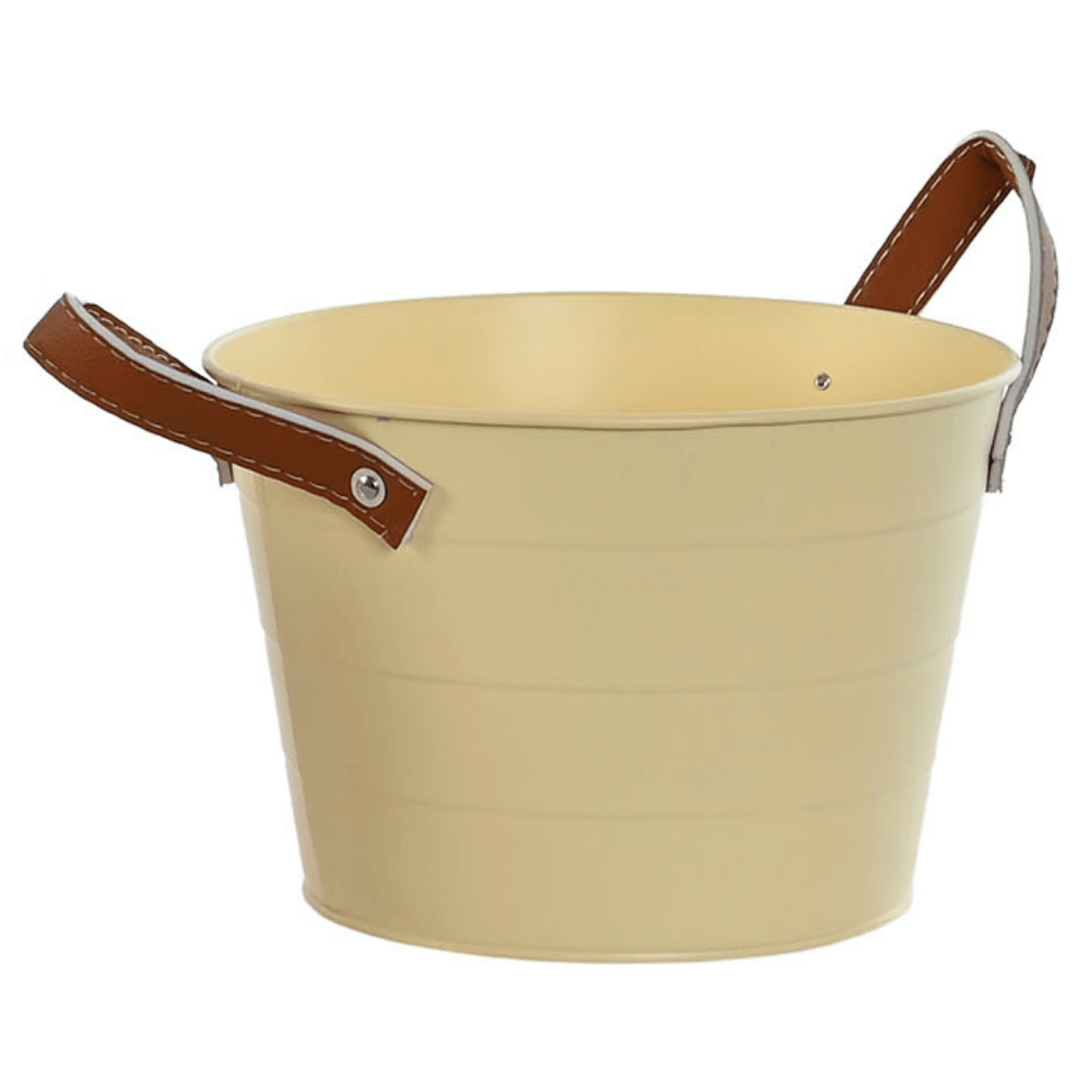 Pot de fleurs métal Guop PM Jaune D20cm