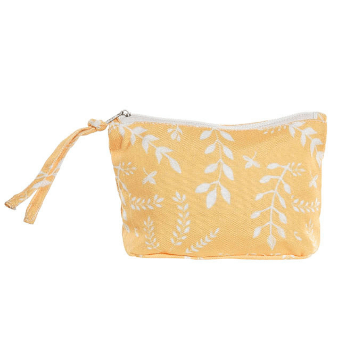 Trousse de Toilette coton fleuri Aqilup Jaune