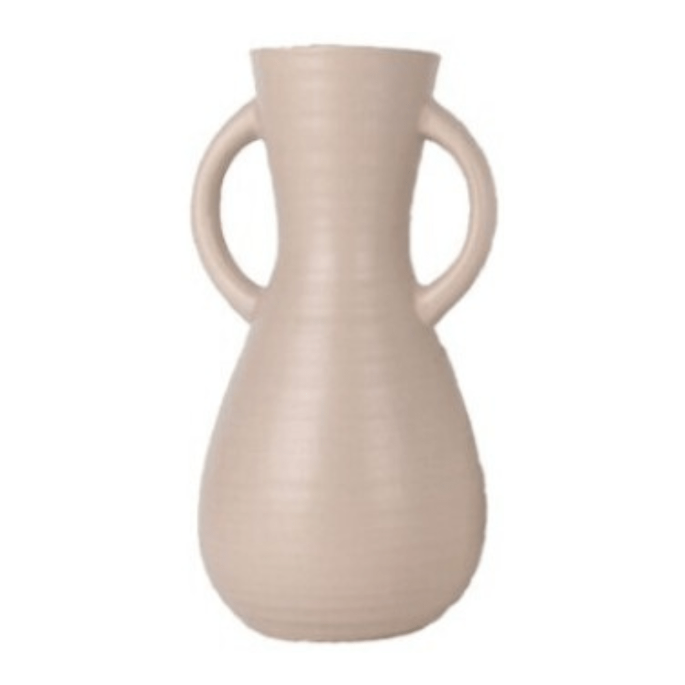 Vase amphore grès Zouli Beige H27cm