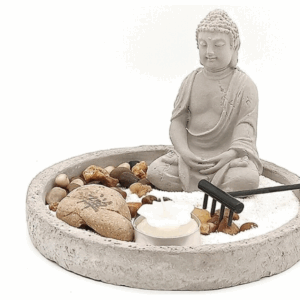 Jardin zen rond Bouddah Vathong D18cm