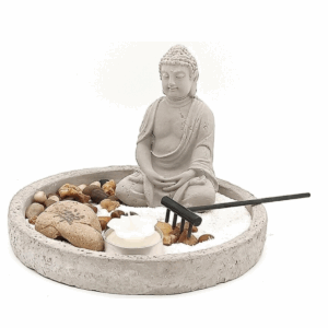Jardin zen rond Bouddah Vathong D18cm