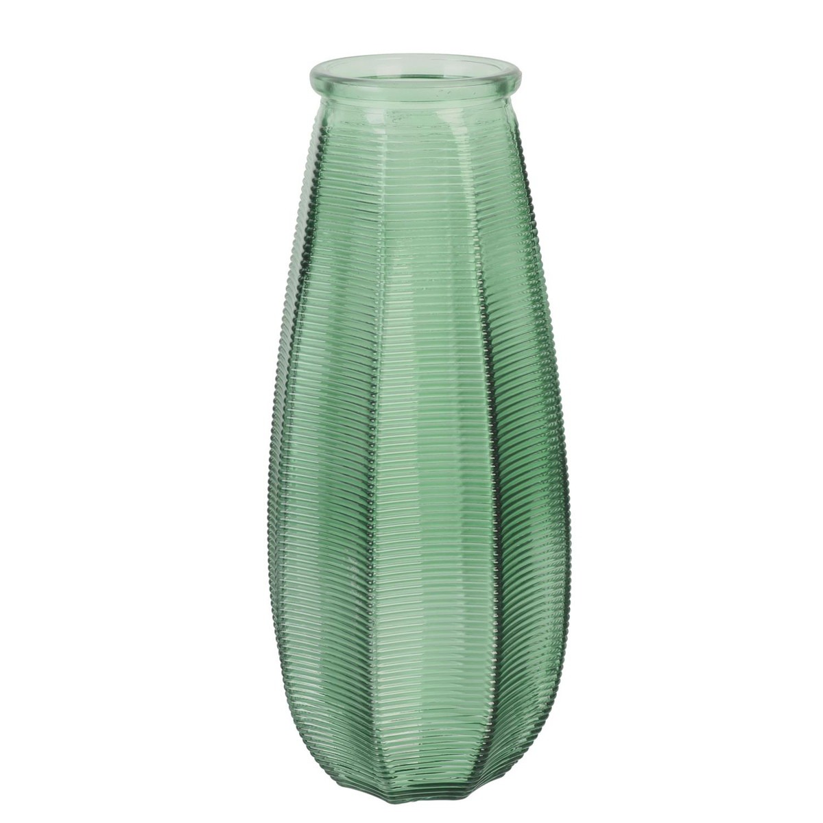 Vase verre Olturas Vert H28 cm