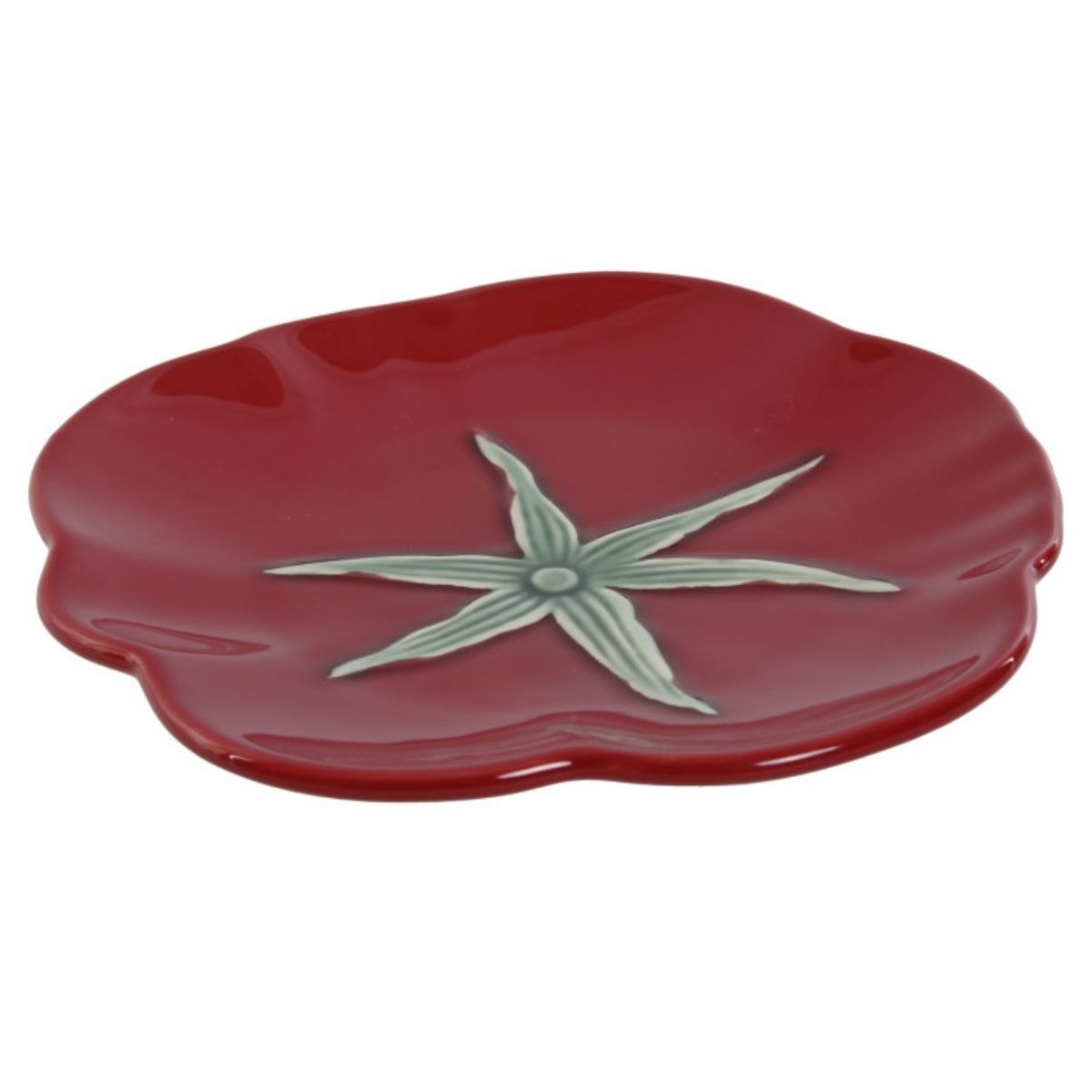 Assiette grès Hacienda Rouge 21cm