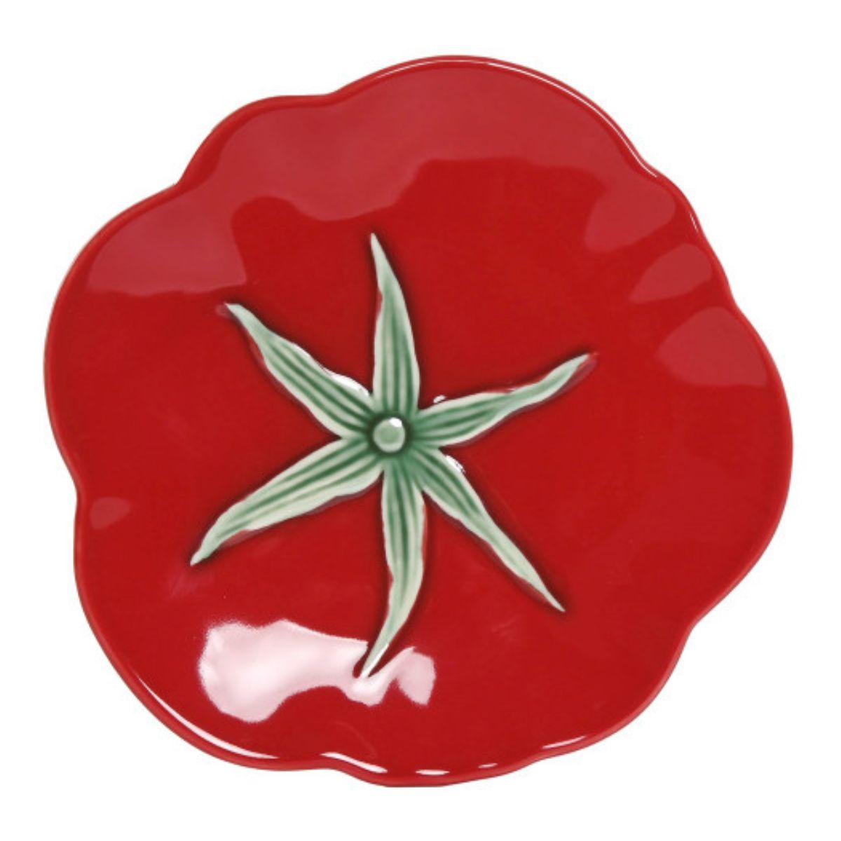 Assiette grès Hacienda Rouge 21cm