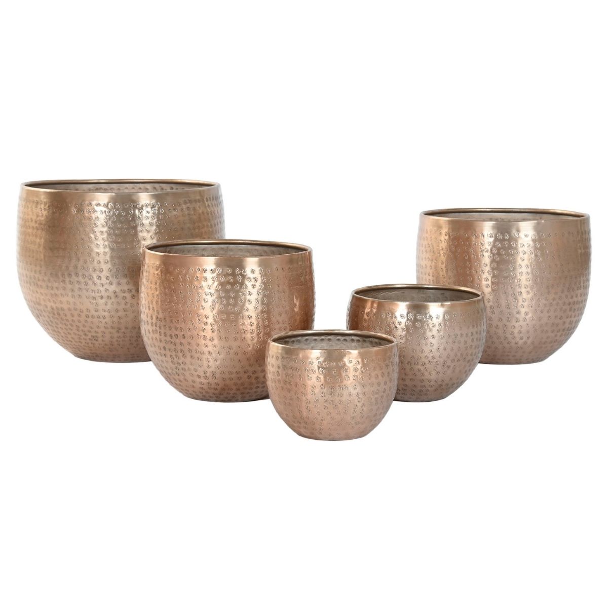 Cache-pot Aluminium Boumanis Doré