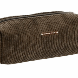 Etui / trousse velours côtelé Valao Vert Foncé