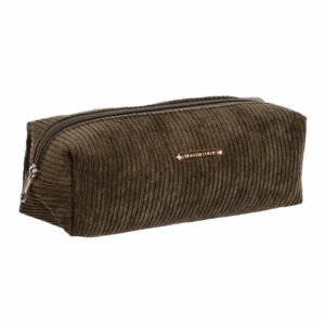 Etui / trousse velours côtelé Valao Vert Foncé