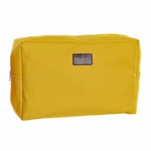 Trousse de Toilette toile coton Binaos Jaune 30x20cm