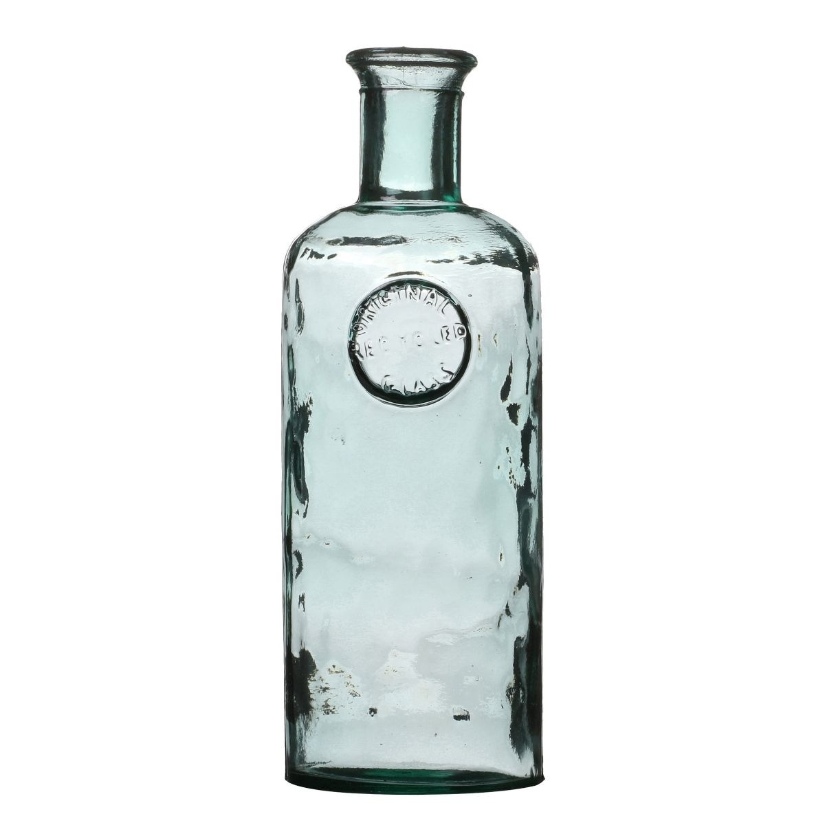 Vase bouteille verre transparent Madele H45cm
