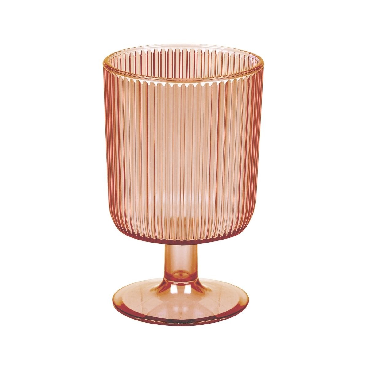 Verre à pied plastique Kilina Terracotta 300ml