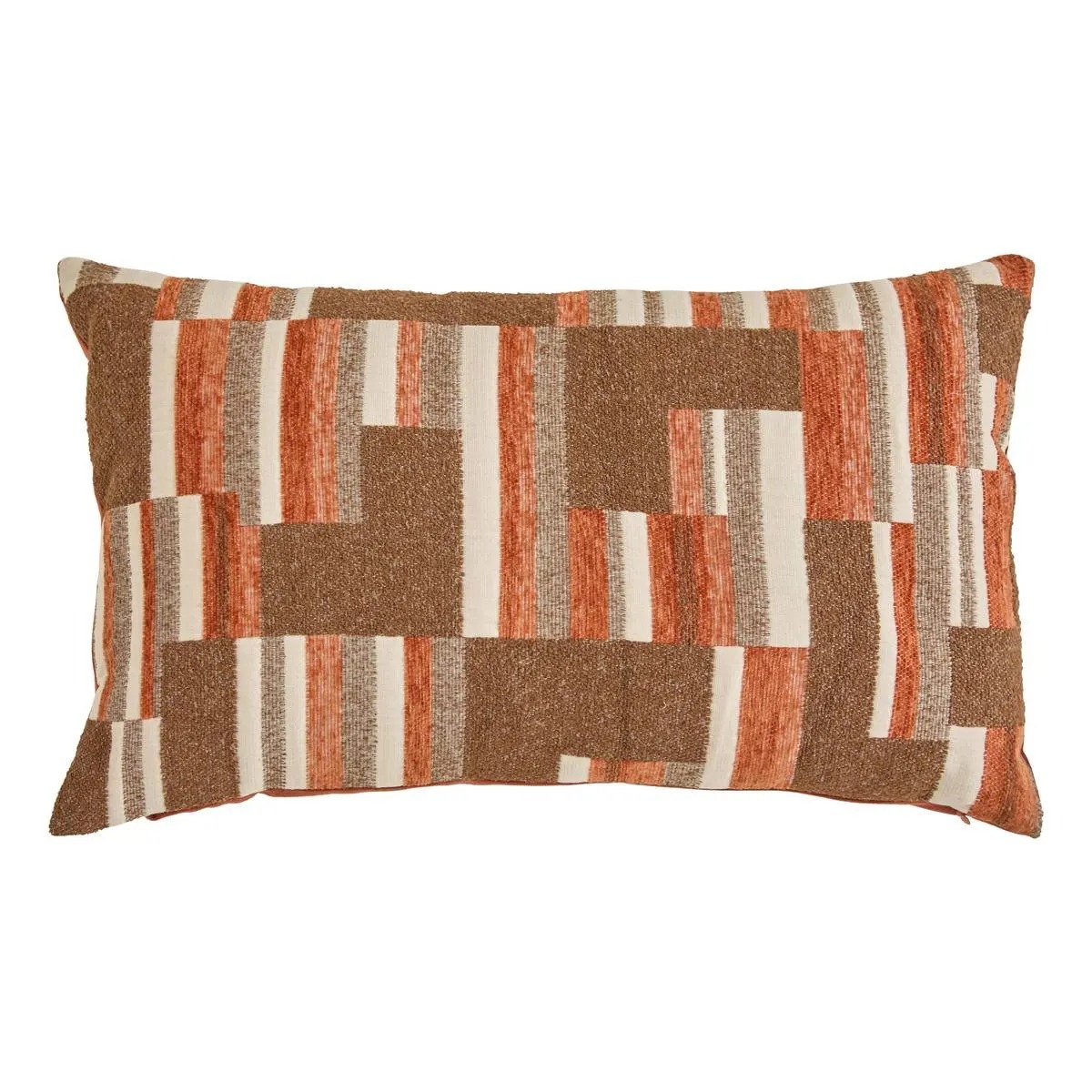 Coussin jacquard Isernia Ambre 50x30cm
