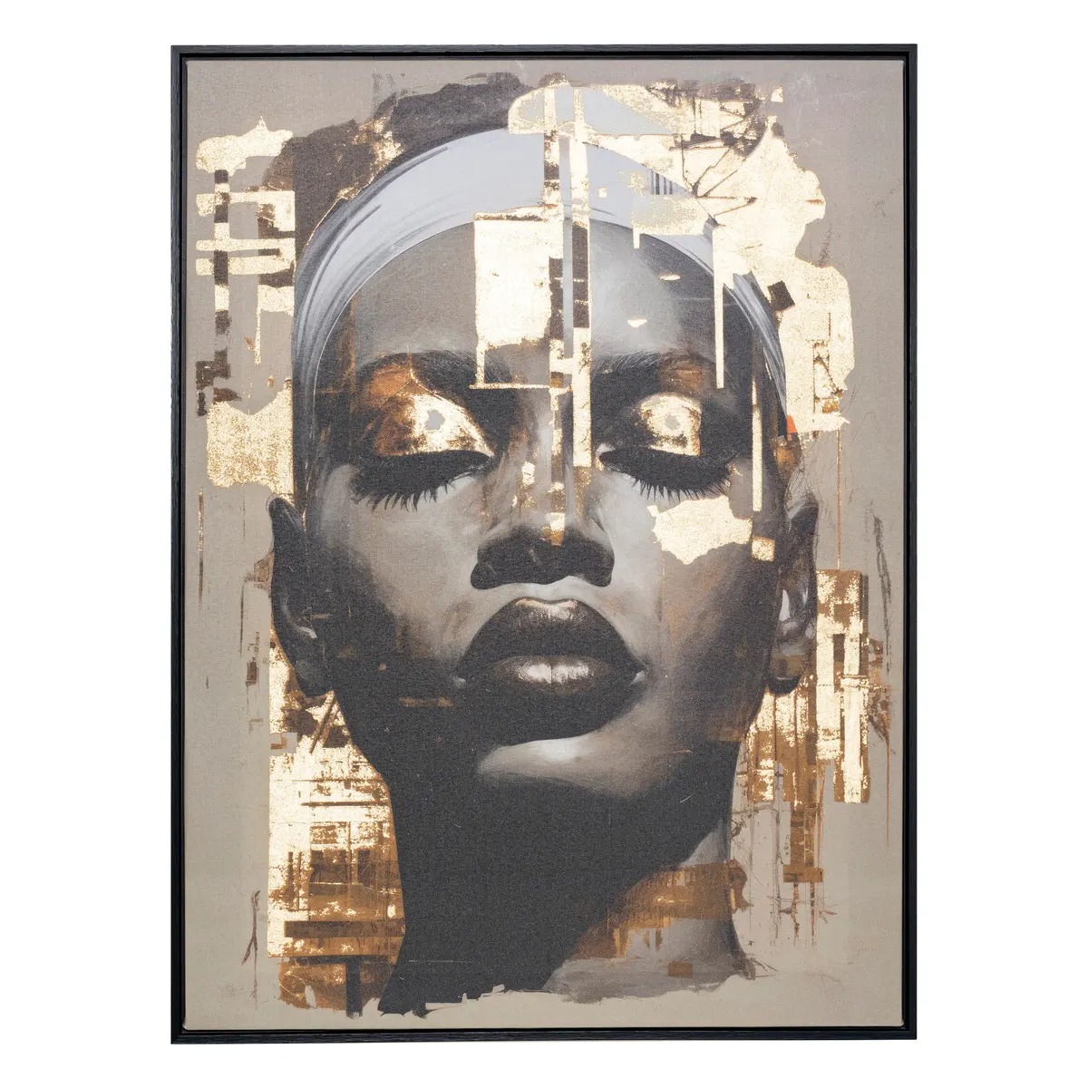 Tableau moderne portrait Femme Tolentino 80x60cm