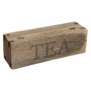 Boite à Thé bois manguier Malisa 4 compartiments