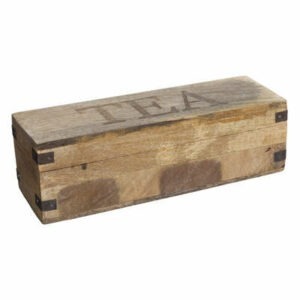 Boite à Thé bois manguier Malisa 4 compartiments
