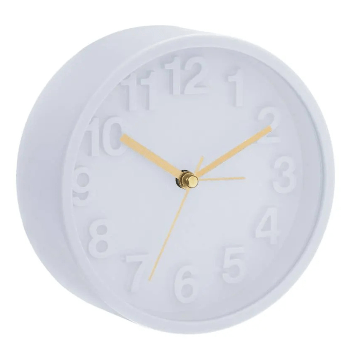 Réveil design Baclinos rond Gris D13cm