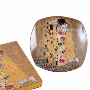 Assiette porcelaine Baiser de Klimt D18cm
