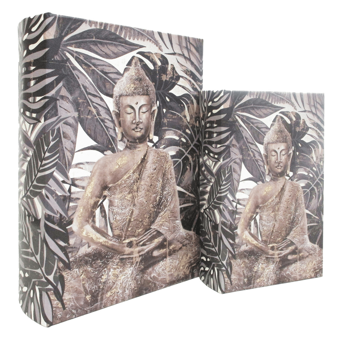 Boite Livre bois Thongnamy Bouddha