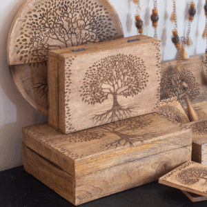 Boite bois Pontalune Arbre de Vie