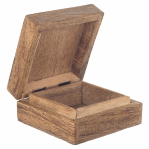 Boite bois manguier Petites Maison Haolas 10x10cm