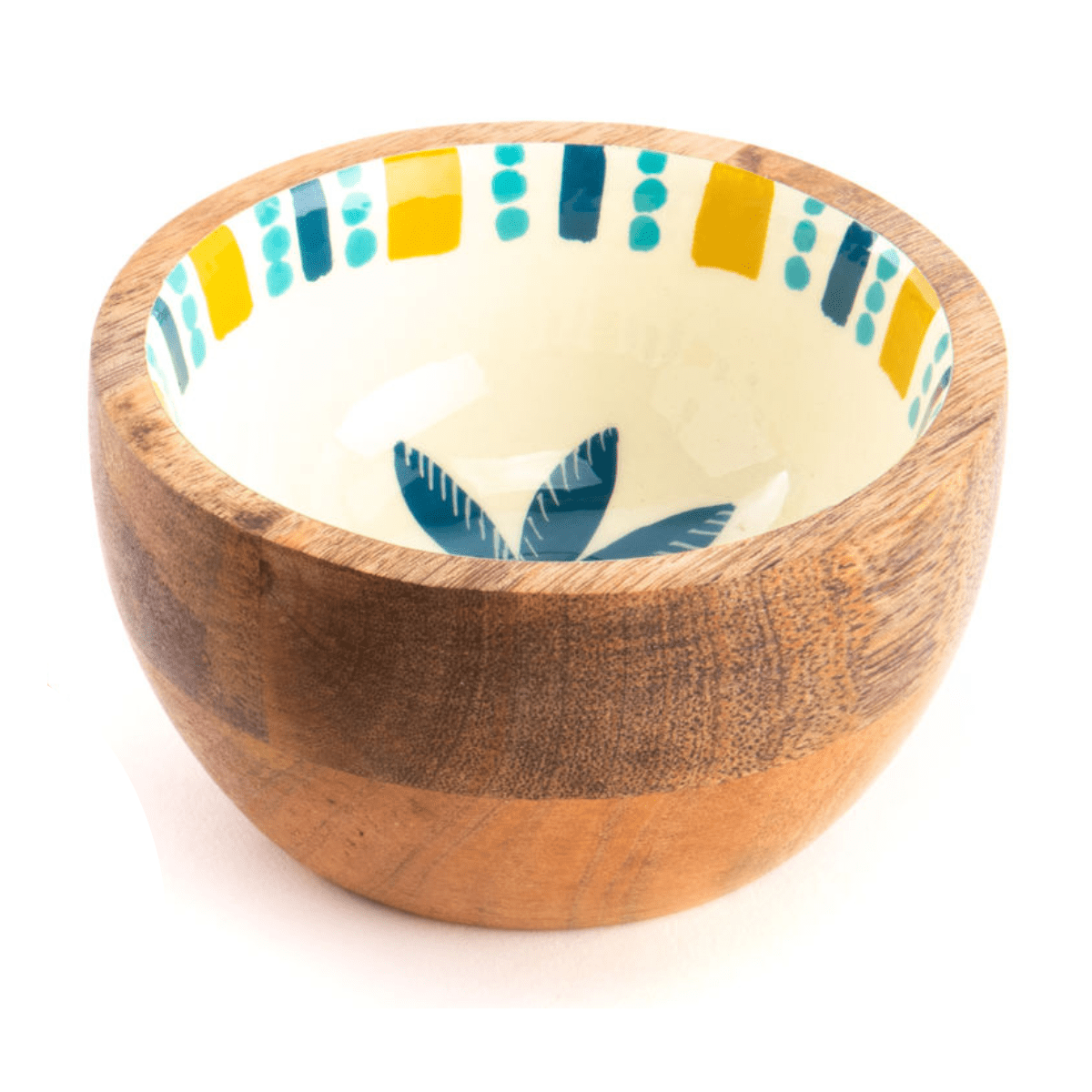 Bol manguier Djerba Bleu et Jaune D10cm