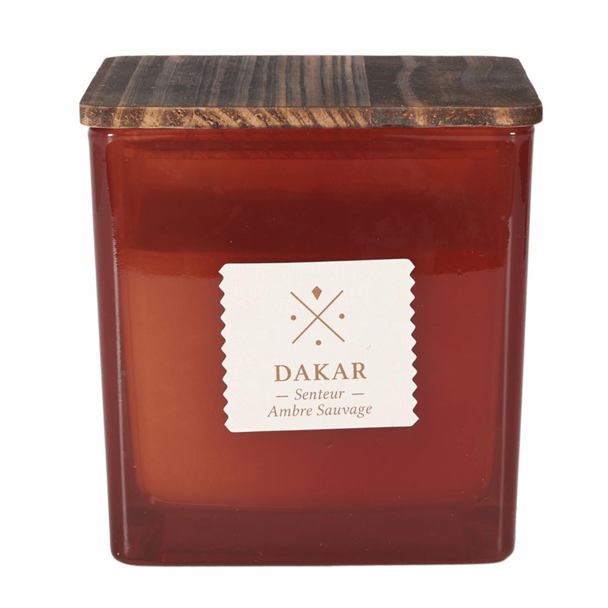 Bougie parfumée carrée Africa Orange - Dakar