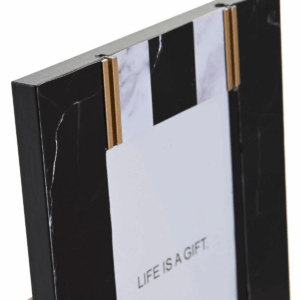 Cadre photo bois et métal Moujanas 10x15cm