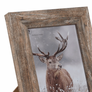 Cadre photo bois et verre Kangnang Marron 10x15cm