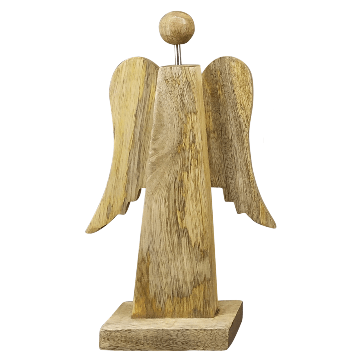 Déco Noël Ange Bois Syrjalak H32cm