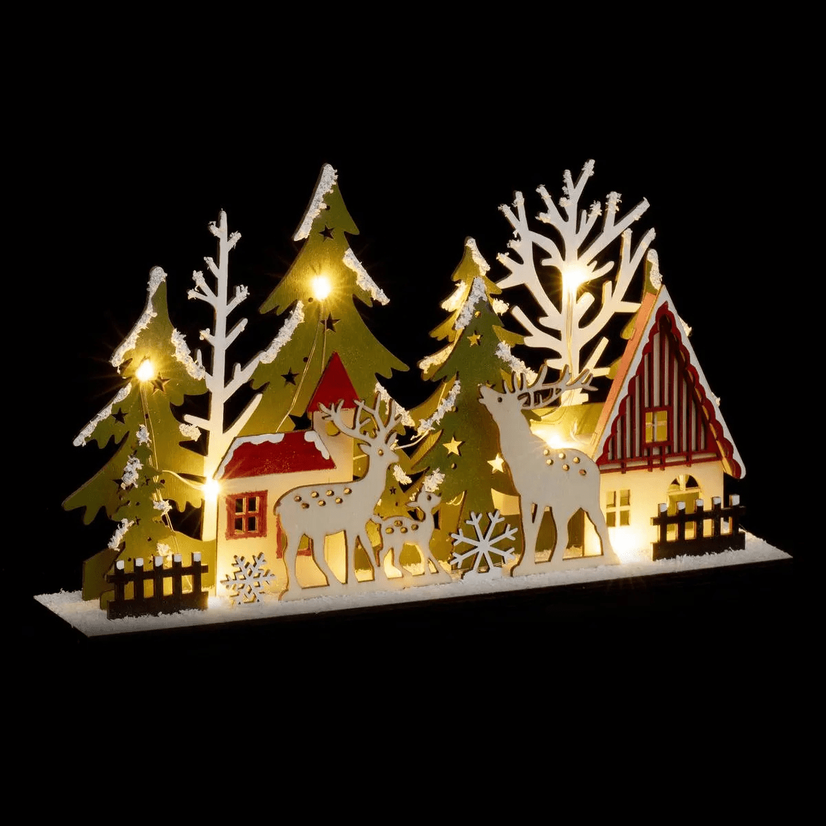 Déco Noël Lumineuse Village Led Corusane