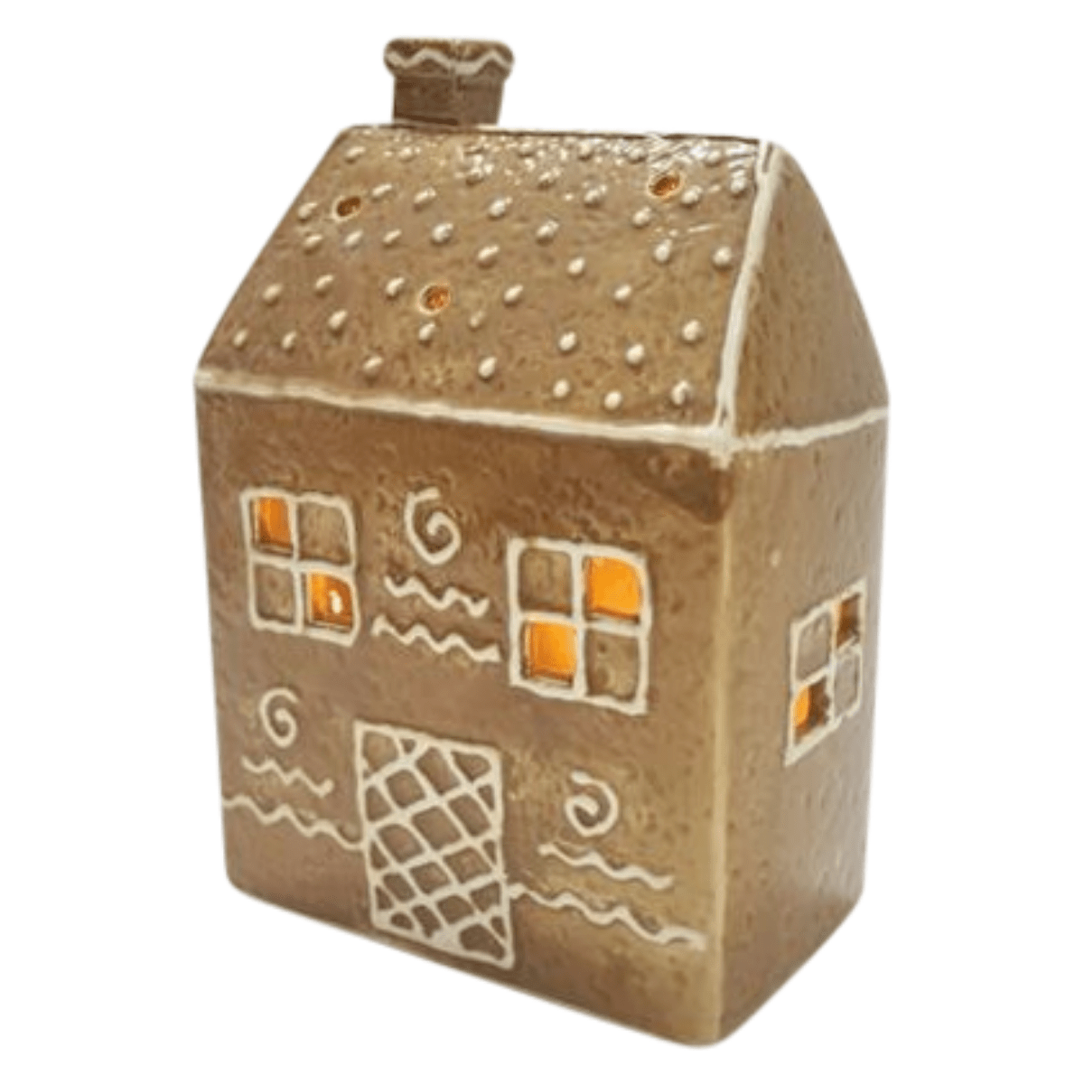 Déco Noël Maison lumineuse Niemelisk Pain d'Epice H16cm