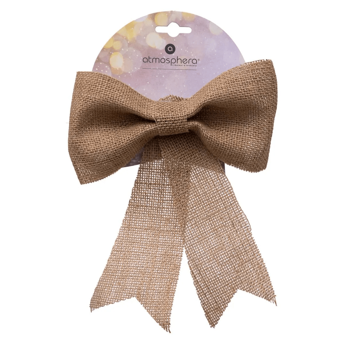 Déco Noël Noeud en Jute Tricia