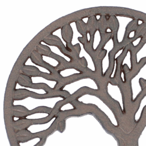 Dessous de plat fer forgé Arbre de vie Vouves D21cm