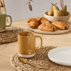 Grand Mug Cintak Smile Moutarde 42CL