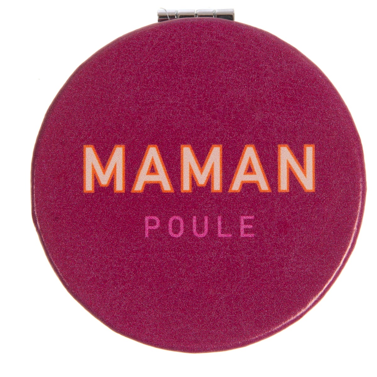 Miroir de poche Taunia - Maman Poule Rose