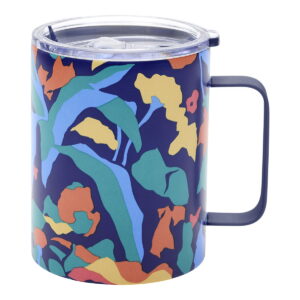 Mug de transport inox Fleurs Sacramento 35CL