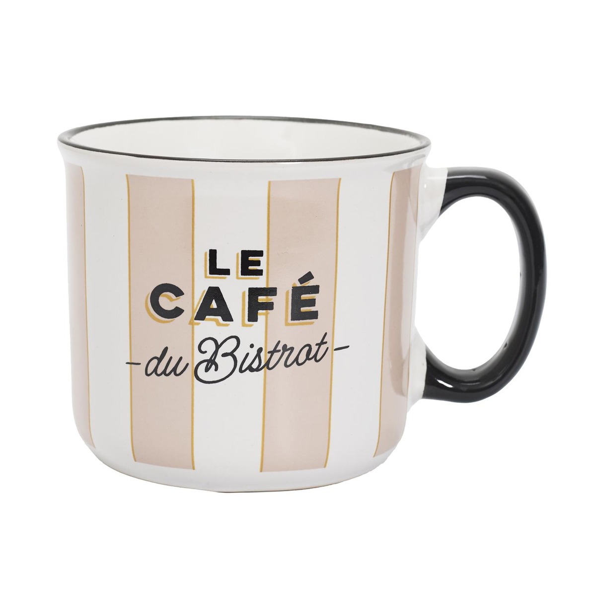 Mug vintage Paul Café du Bistrot Beige 45CL