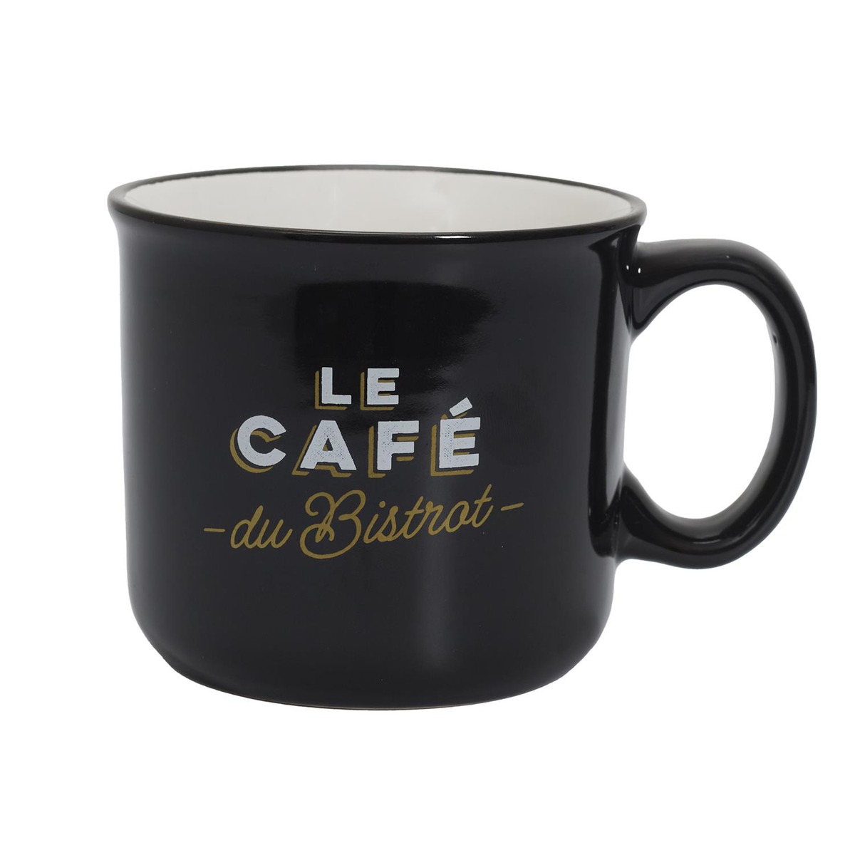 Mug vintage Paul Café du Bistrot Noir 45CL