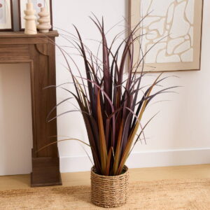 Plante Artificielle avec panier tressé Pachino H90cm