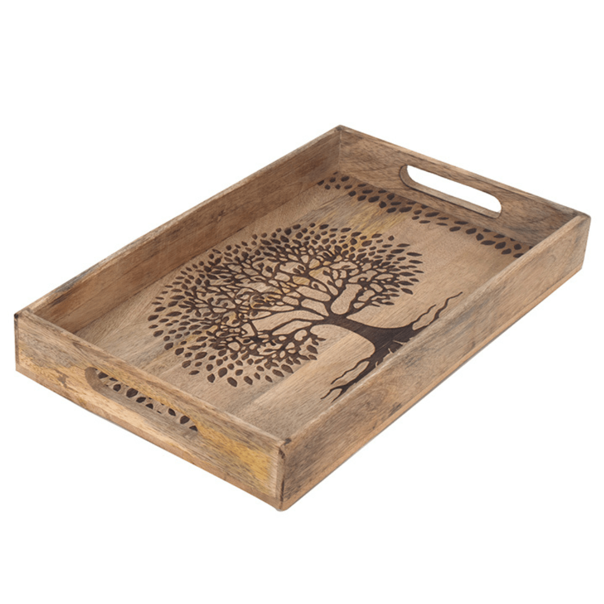 Plateau bois Pontalune Arbre de Vie 38x23cm