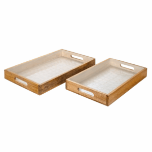 Plateau bois et Blanc Peloedoe