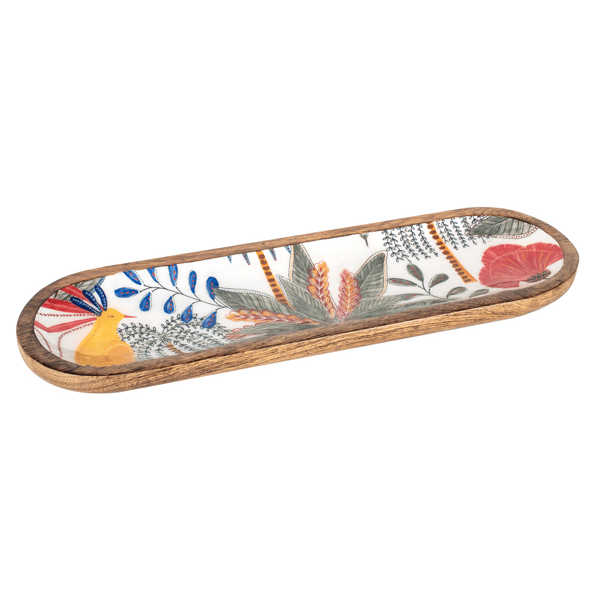 Plateau bois manguier Tomika Exotique 45cm