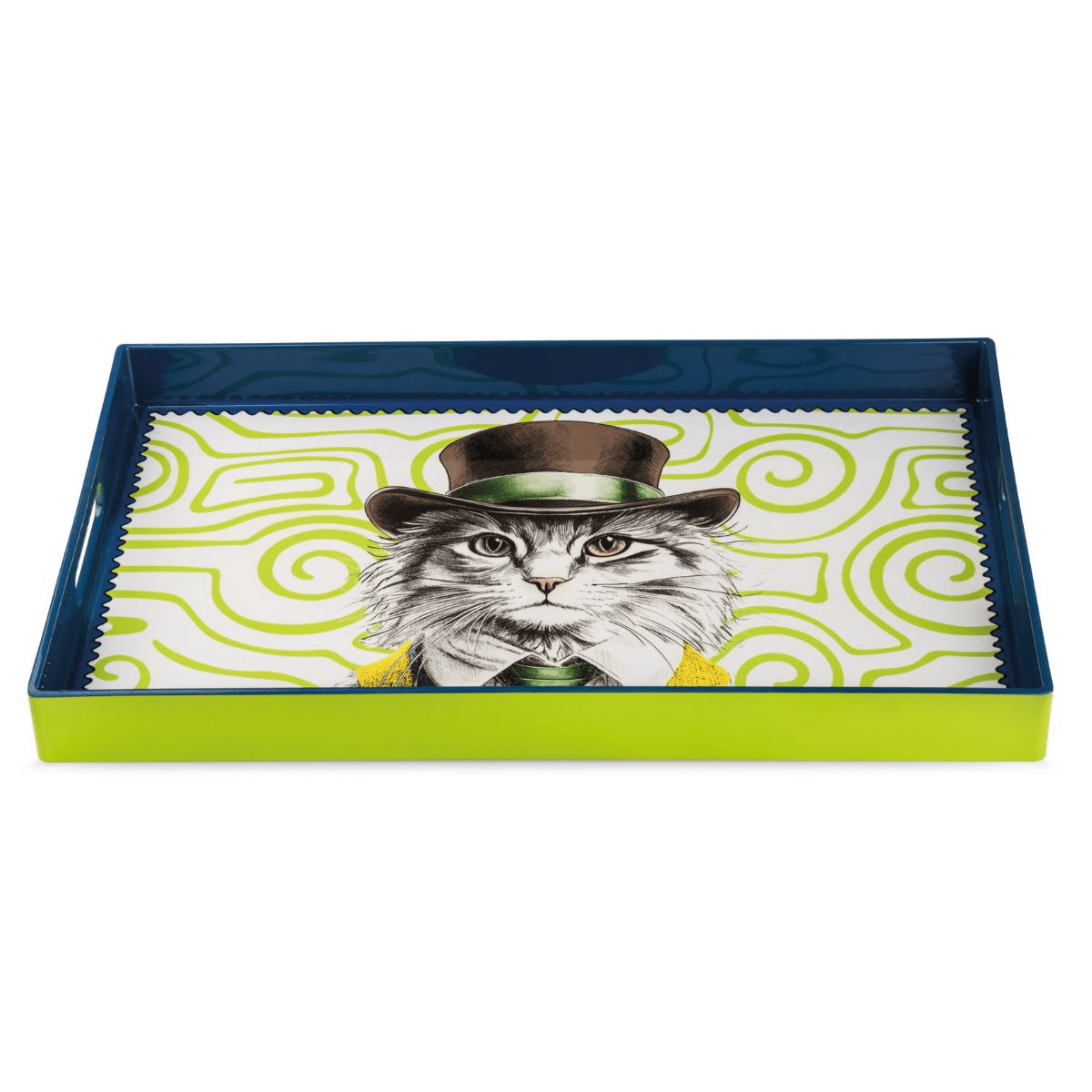 Plateau rectangulaire Carsten Mr Chat 40x26cm