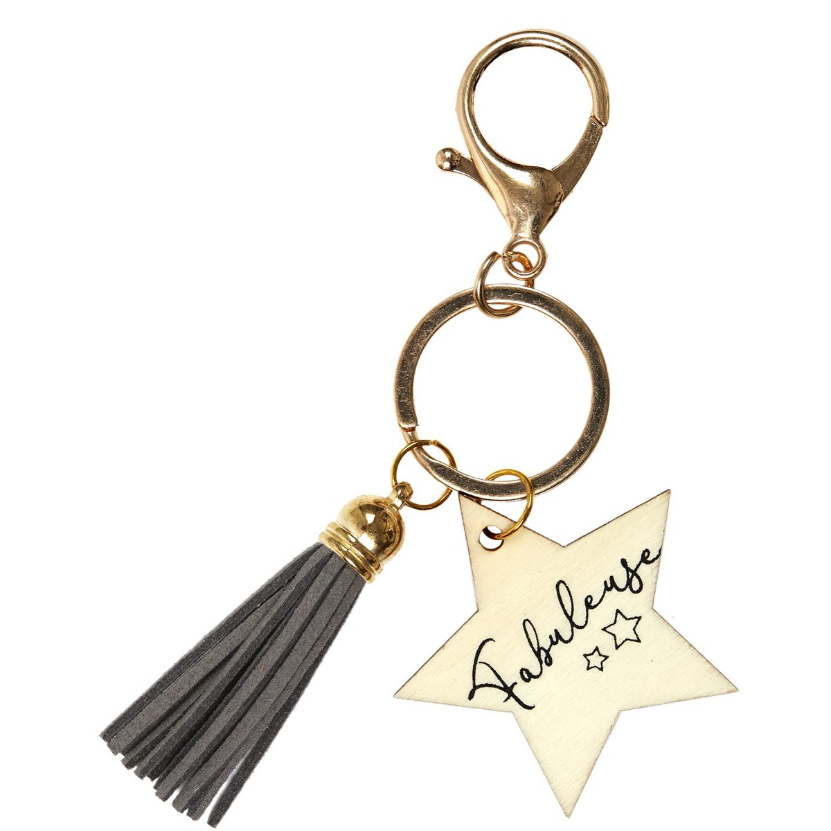 Porte-clés Sidney pompon étoile Fabuleuse