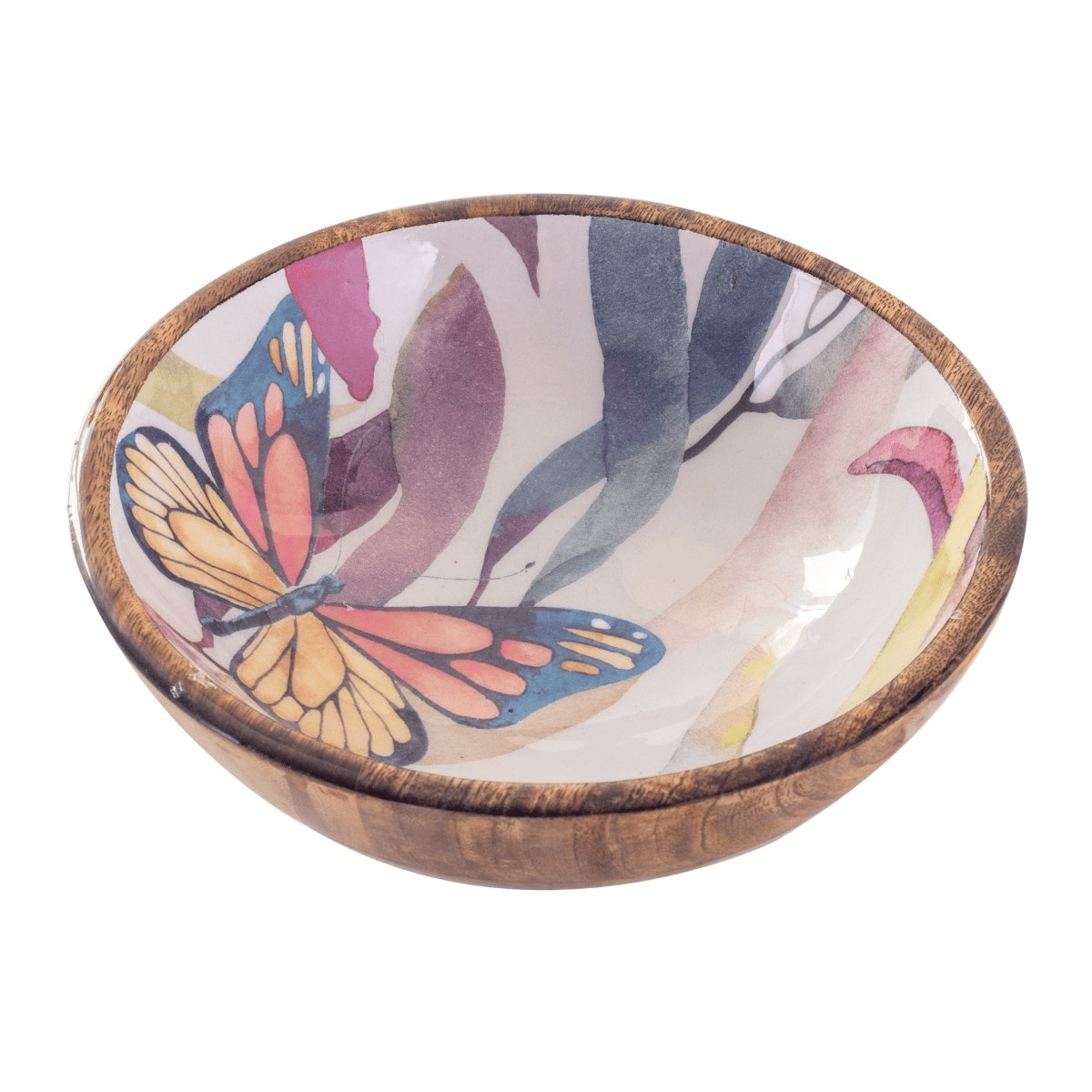 Saladier bois manguier Papillon Lisana D20cm