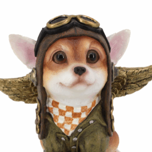Statue Chien aviateur Baraskos – Chihuahua