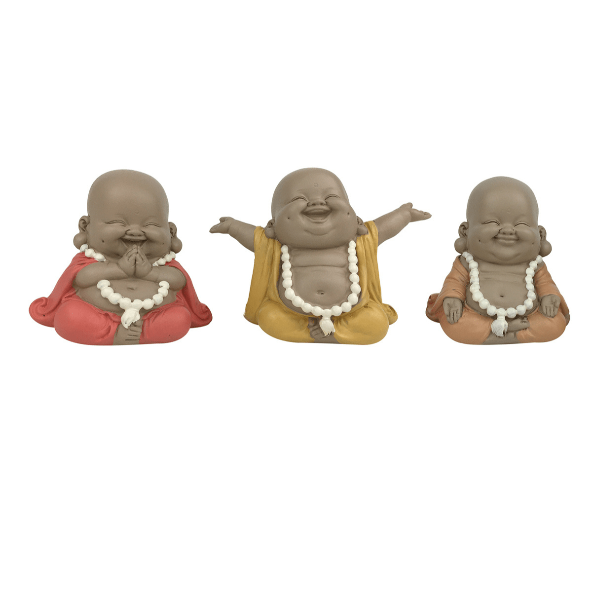 Statuette résine Bouddha heureux Tromoung