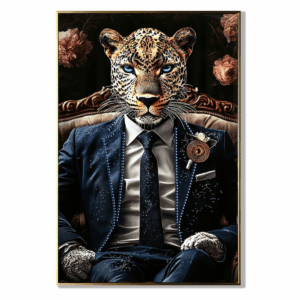 Tableau Zybartonys Tigre Costume 90x60cm