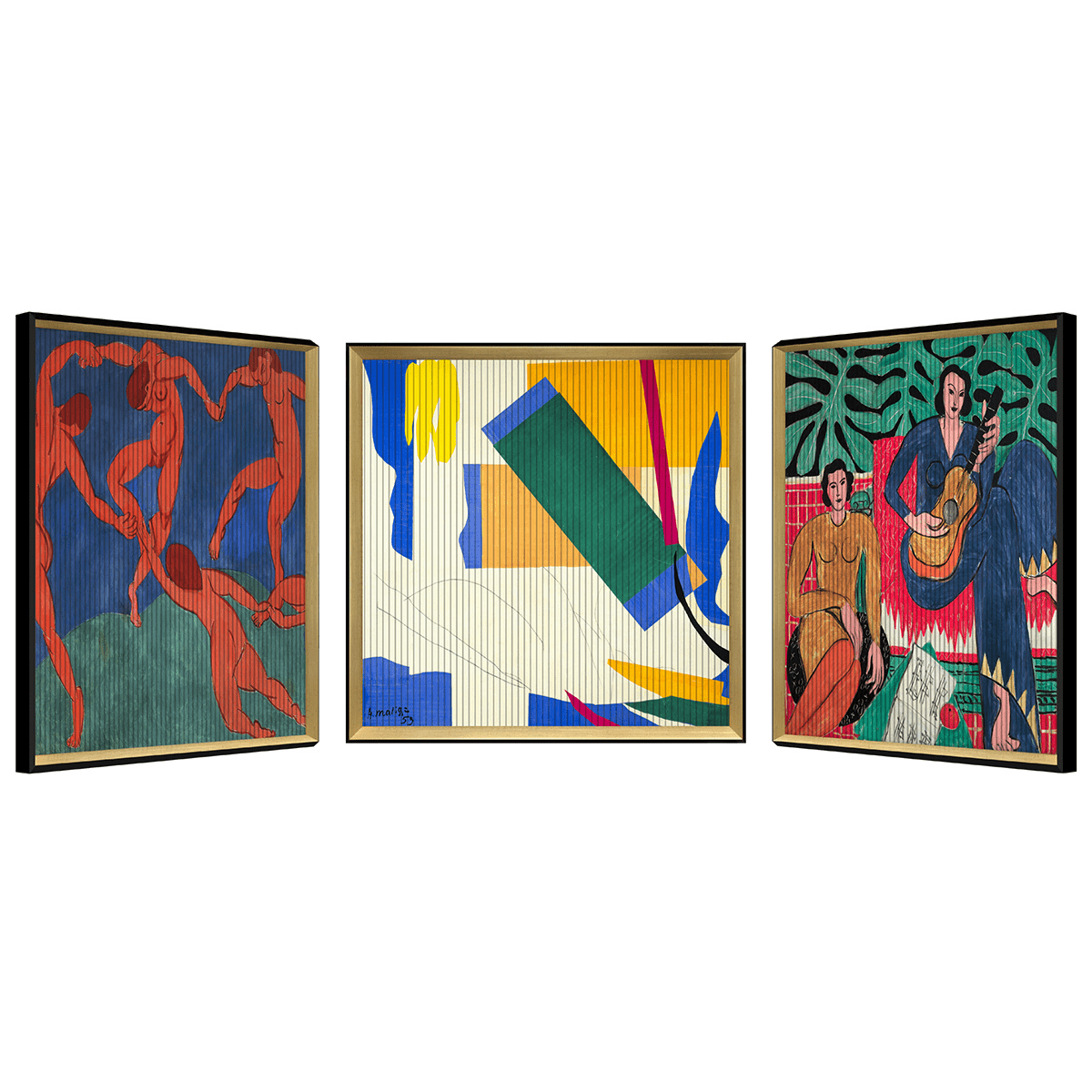 Tableau cinétique Gallery Matisse 80x80cm