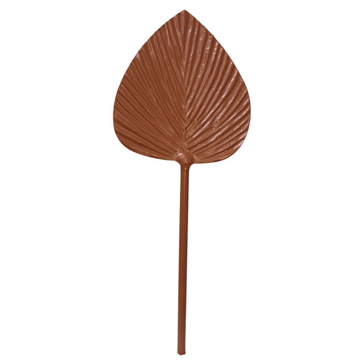 Tige Déco Feuille Métal Tancrède Terracotta H50cm