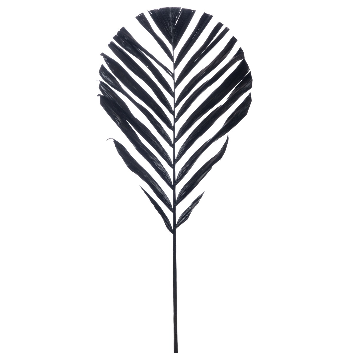 Tige Feuille Eventail Palmier Artificiel Vouzarie Noir H118cm